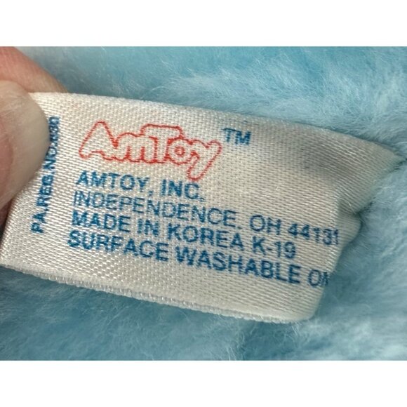 Baby Blue Bunny Lamb Plush Stuffed Animal Toy Turn key for Lullaby tune - Picture 10 of 12